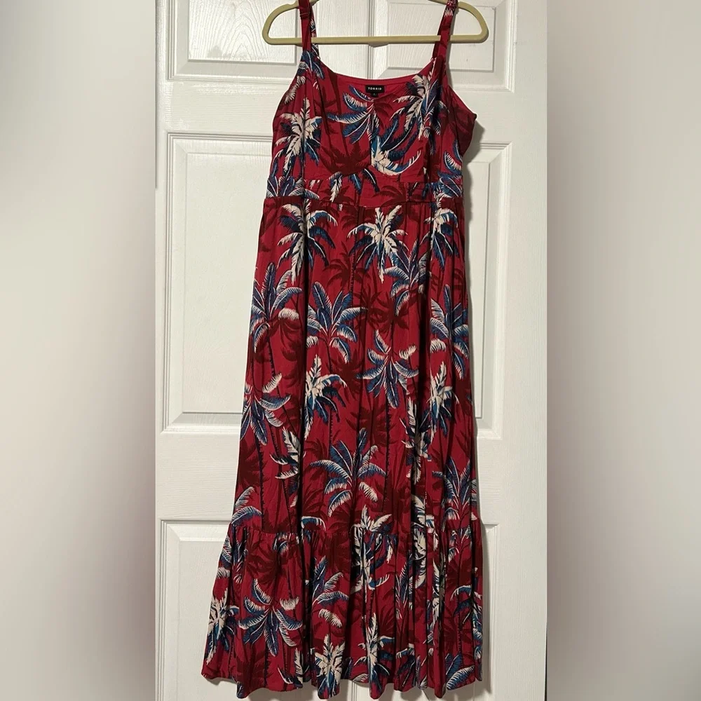 Torrid Maxi Lenny tiered Sundress - Picture 2 of 4